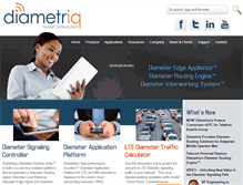 Tablet Screenshot of diametriq.com